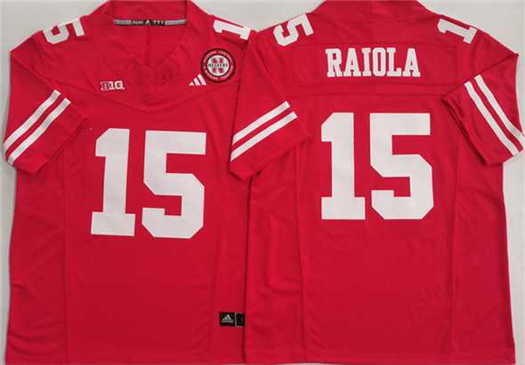 Men's Nebraska Cornhuskers #15 Dylan Raiola Red F.U.S.E. With Patch Vapor Limited Stitched Football Jersey,We sell and wholesale Men's Nebraska Cornhuskers #15 Dylan Raiola Red F.U.S.E. With Patch Vapor Limited Stitched Football Jersey on line form chian!